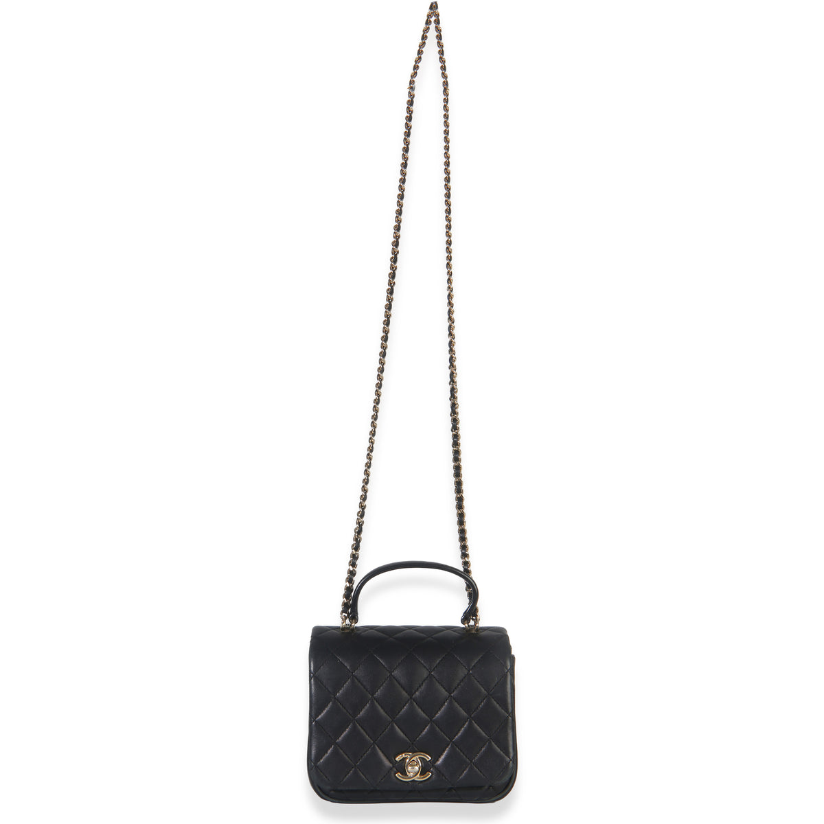 Chanel Black Quilted Lambskin Mini Citizen Chic Flap Bag Handbag av