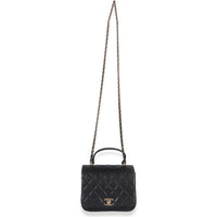 Chanel Black Quilted Lambskin Mini Citizen Chic Flap Bag Handbag av