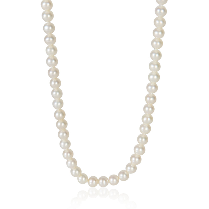 Sterling Silver Pearl Ziegfeld Necklace