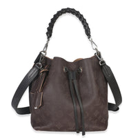 Louis Vuitton Chocolate Monogram Mahina Muria Handbag fv