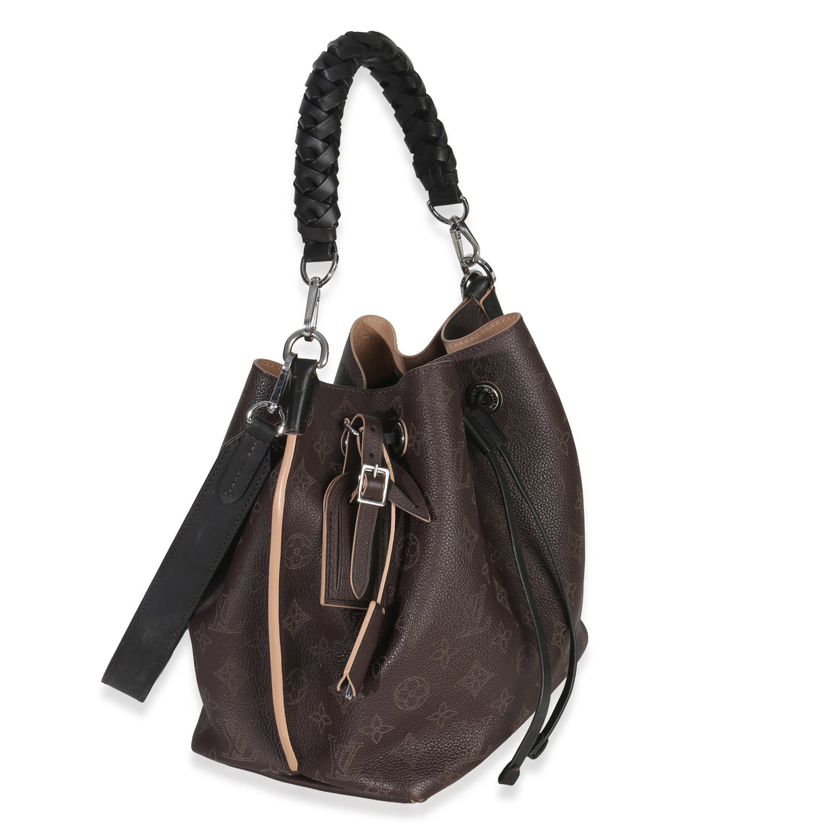Louis Vuitton Chocolate Monogram Mahina Muria Handbag pv