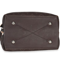 Louis Vuitton Chocolate Monogram Mahina Muria Handbag stamp