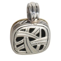 Yellow Gold & Sterling Silver Diamond Thoroughbred Pendant