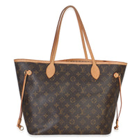 Louis Vuitton Monogram Canvas Neverfull MM Handbag bv