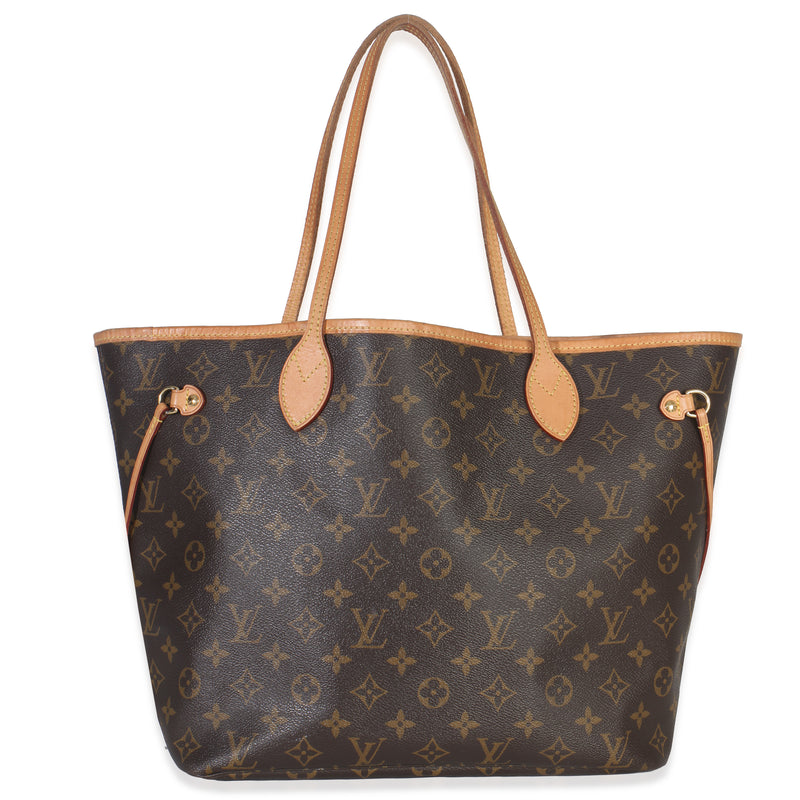 Louis Vuitton Monogram Canvas Neverfull MM Handbag fv