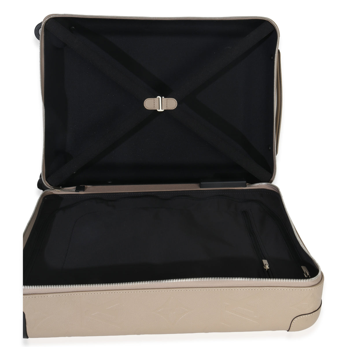Louis Vuitton Tourterelle Monogram Empreinte Horizon 55 Handbag ad1