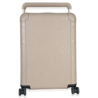 Louis Vuitton Tourterelle Monogram Empreinte Horizon 55 Handbag fv