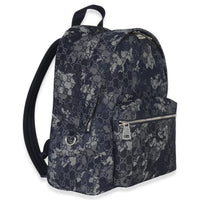 Gucci Navy Jacquard Denim GG Monogram Backpack Handbag bv