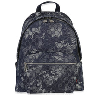 Navy Jacquard Denim GG Monogram Backpack