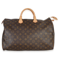 Louis Vuitton Monogram Canvas Speedy 40 Handbag fv