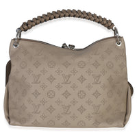 Louis Vuitton Galet Monogram Mahina Beaubourg Hobo MM Handbag bv