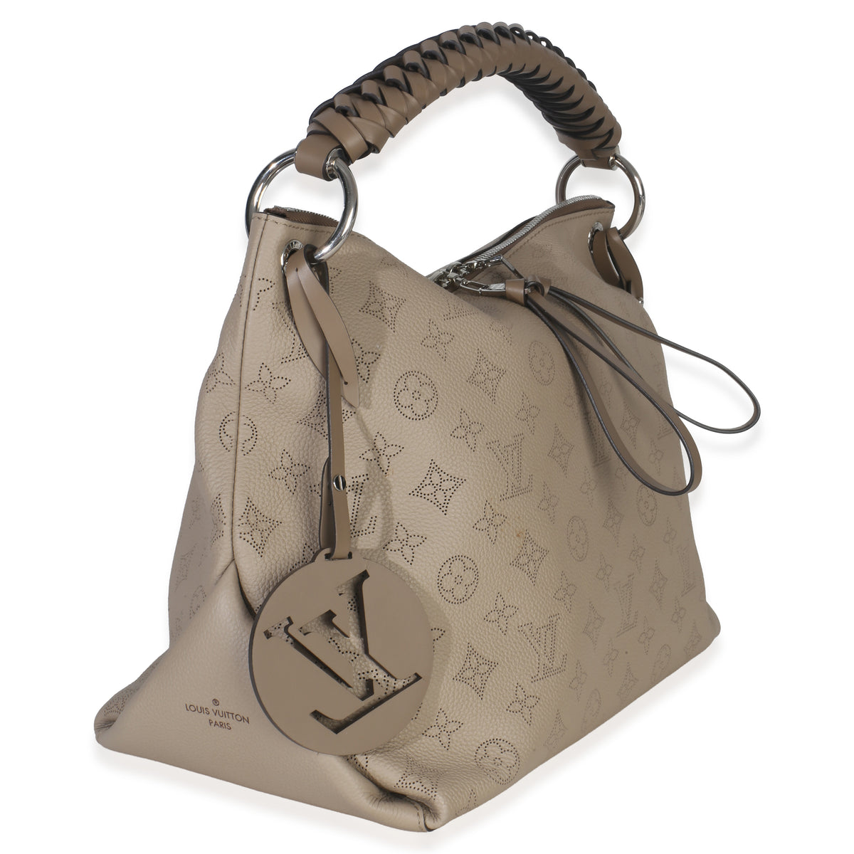 Louis Vuitton Galet Monogram Mahina Beaubourg Hobo MM Handbag pv