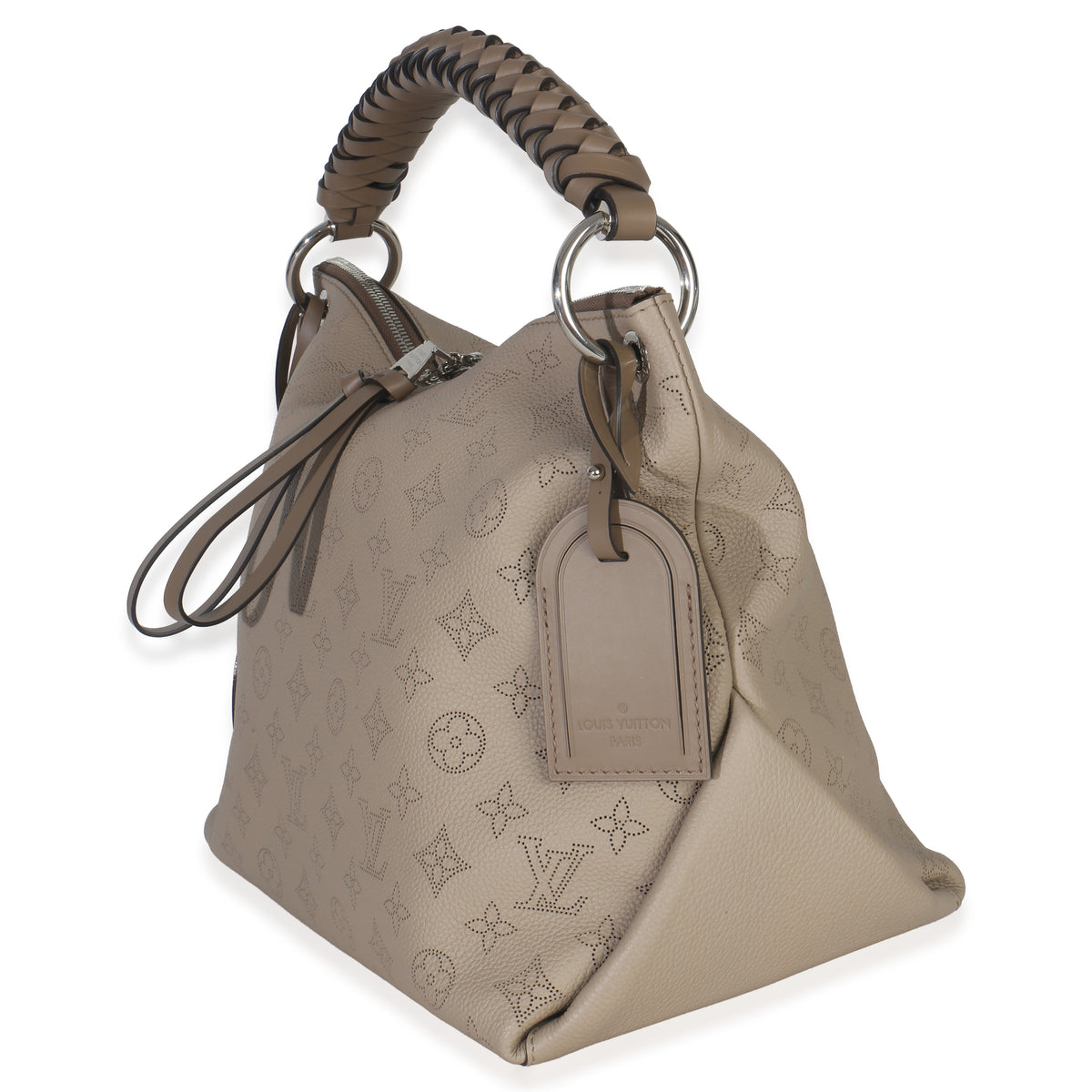Louis Vuitton Galet Monogram Mahina Beaubourg Hobo MM Handbag sv