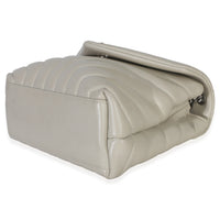 Saint Laurent Beige Quilted Calfskin Small Loulou Bag Handbag box