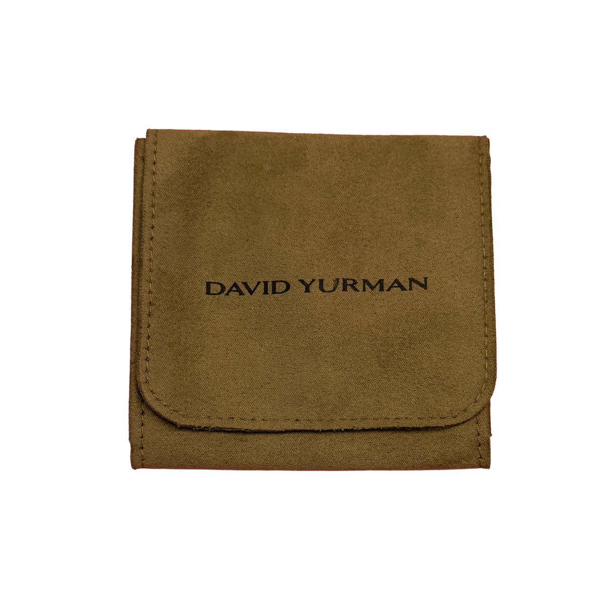 Yellow Gold Diamond Petite Cable Buckle Ring