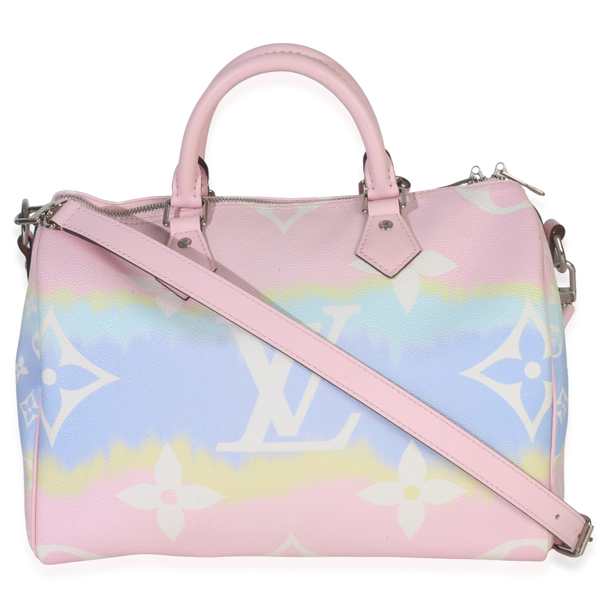Louis Vuitton Pastel Monogram Canvas Escale Speedy Bandouliere 30 Handbag bv