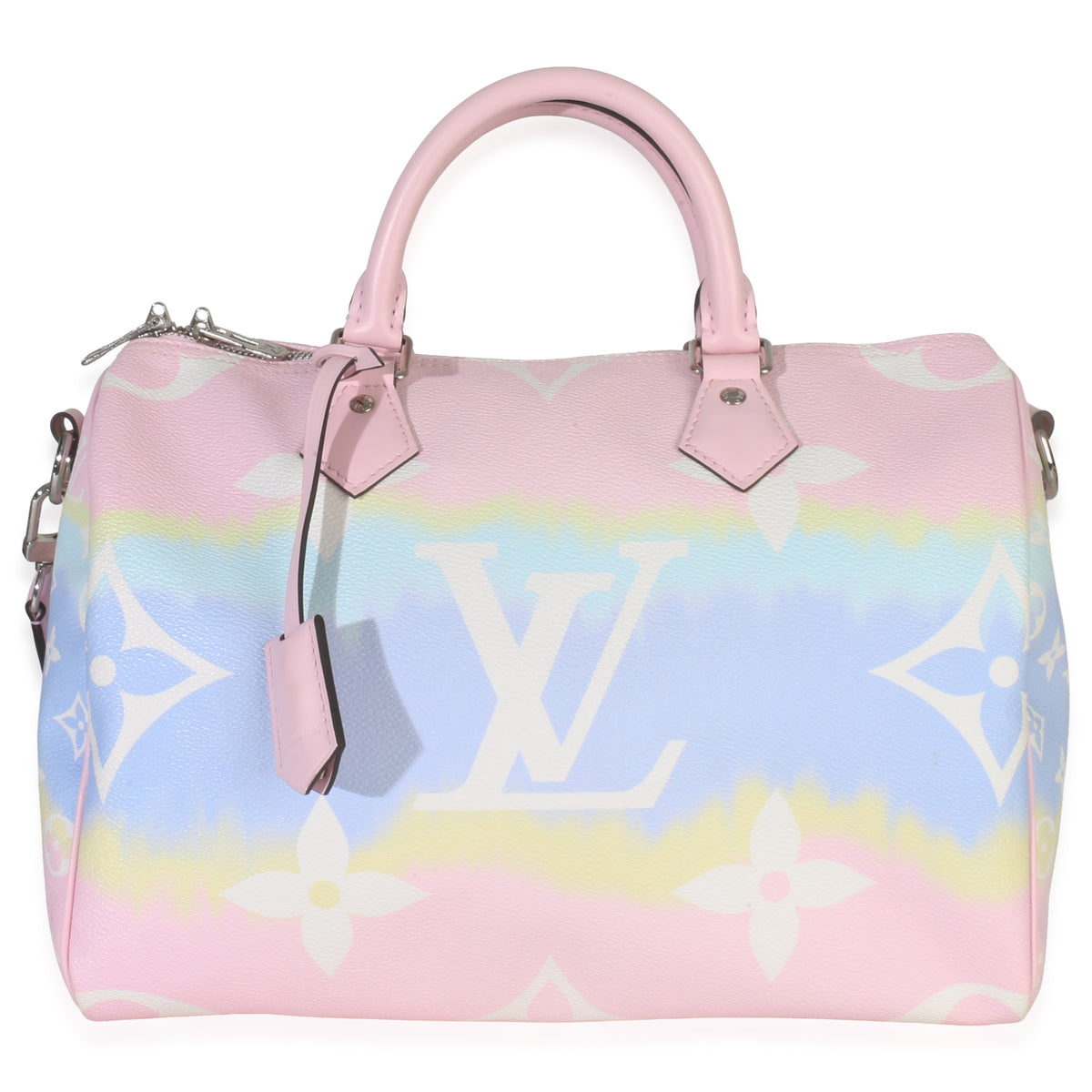 Louis Vuitton Pastel Monogram Canvas Escale Speedy Bandouliere 30 Handbag fv