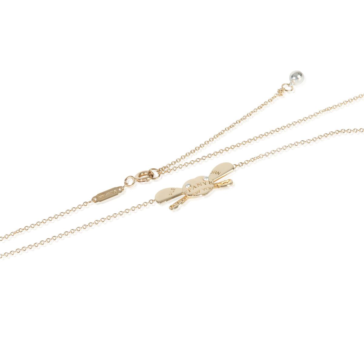Yellow Gold & Sterling Silver  Return To Tiffany Love Bug Necklace