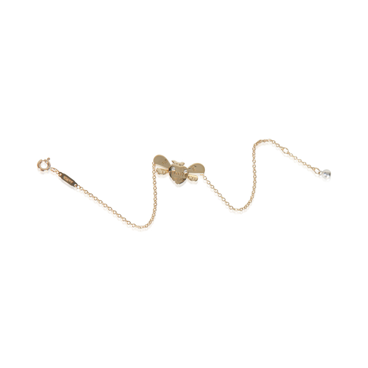 Yellow Gold & Sterling Silver  Return To Tiffany Love Bug Bracelet