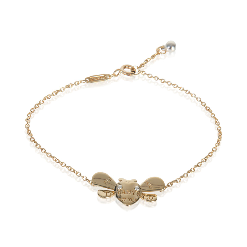 Yellow Gold & Sterling Silver  Return To Tiffany Love Bug Bracelet