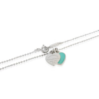 Sterling Silver  Mini Return To Tiffany Double Heart Pendant