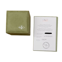Van Cleef & Arpels Yellow Gold Diamond Perlee Clover Ring box