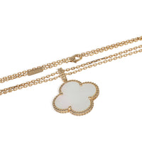 Yellow Gold Mother Of Pearl Magic Alhambra Necklace