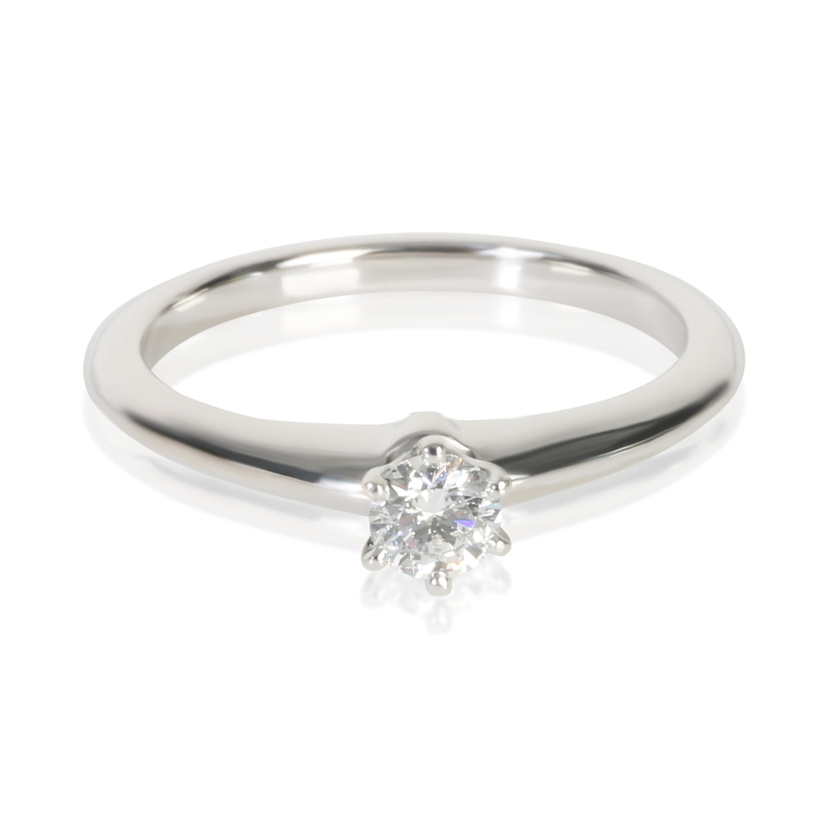 Tiffany & Co. 0.21 ct Round Brilliant Diamond Engagement Ring fv
