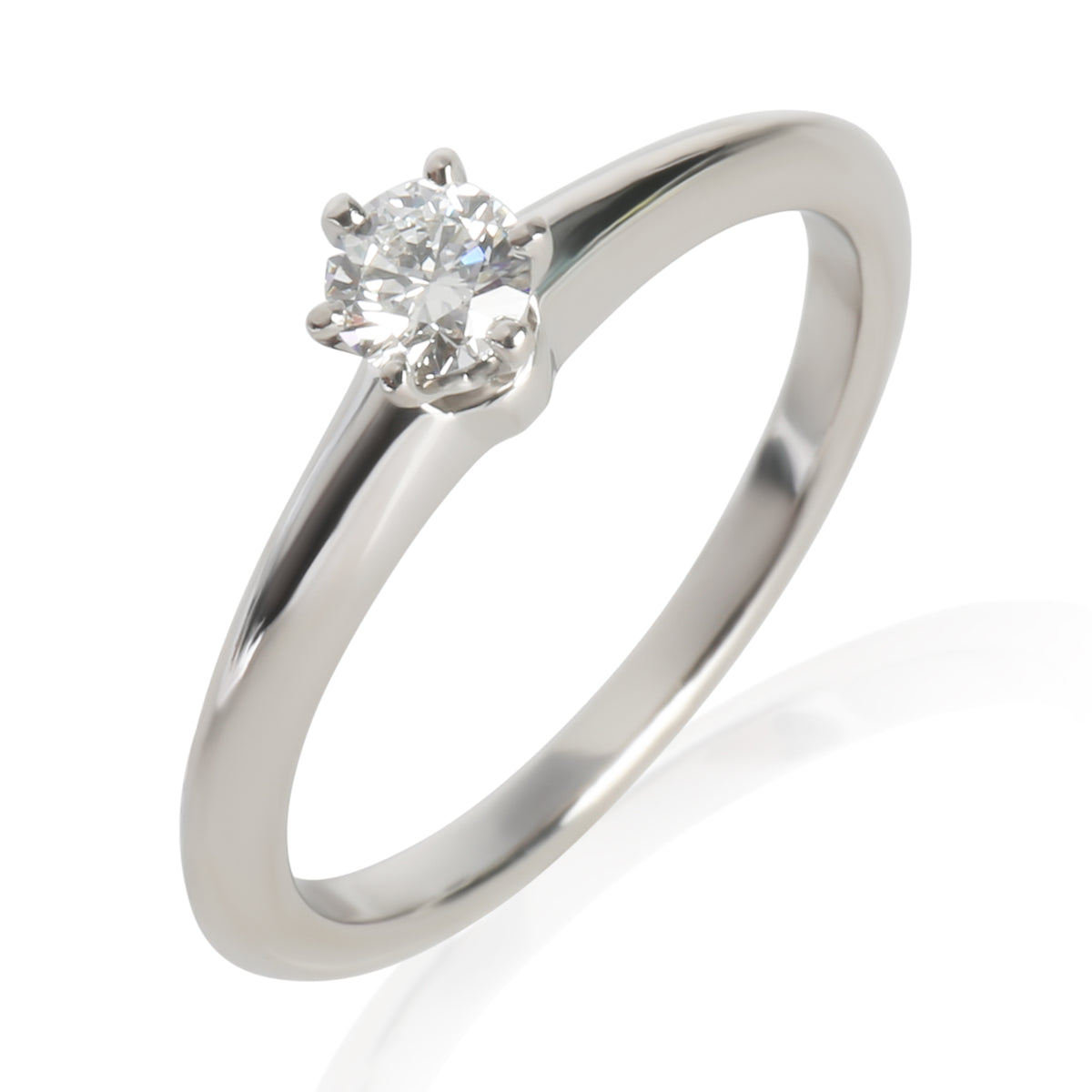 Tiffany & Co. 0.21 ct Round Brilliant Diamond Engagement Ring bv