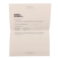 Tiffany & Co. 0.21 ct Round Brilliant Diamond Engagement Ring stamp
