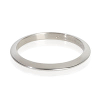 Platinum  Knife Edge Band