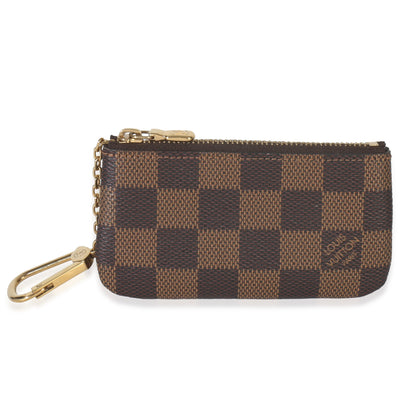 Louis Vuitton Damier Ebene Canvas Key Pouch fv