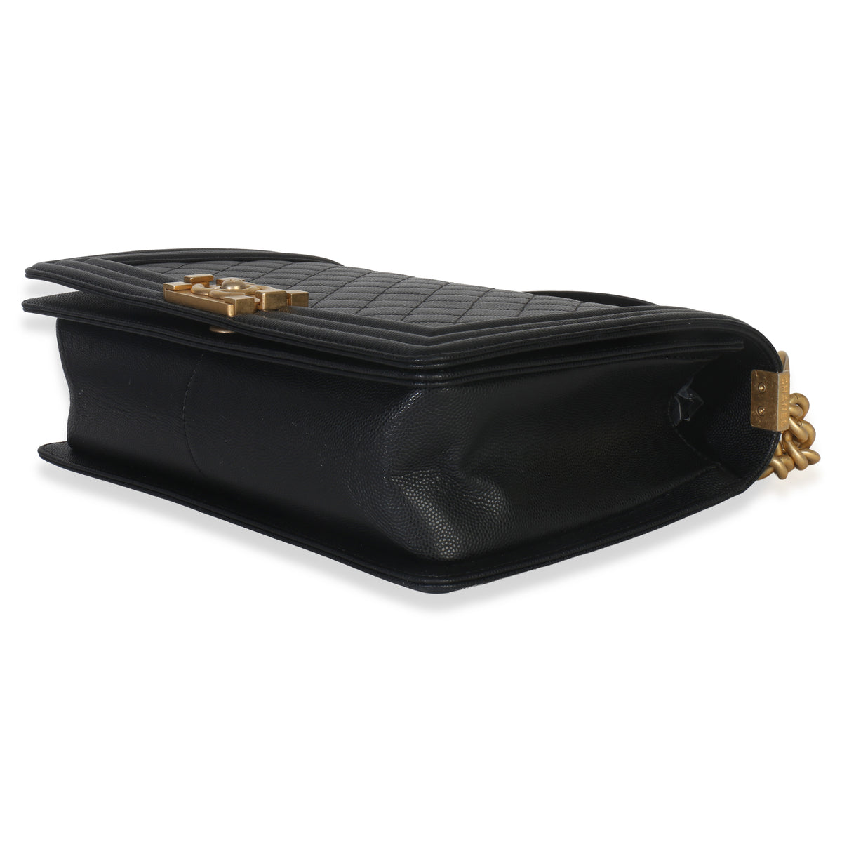Chanel Black Quilted New Medium Boy Handbag Handbag box
