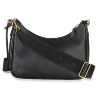 Prada Black Saffiano Lux Re Edition 2005 Shoulder Bag Handbag stamp