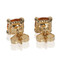 Yellow Gold Citrine and Diamond Chatelaine Earrings