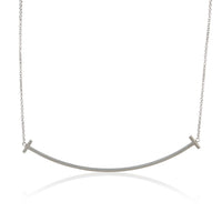 Tiffany & Co. Sterling Silver  Tiffany T Smile Necklace fv