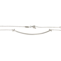 Tiffany & Co. Sterling Silver  Tiffany T Smile Necklace sv
