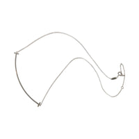 Tiffany & Co. Sterling Silver  Tiffany T Smile Necklace pv