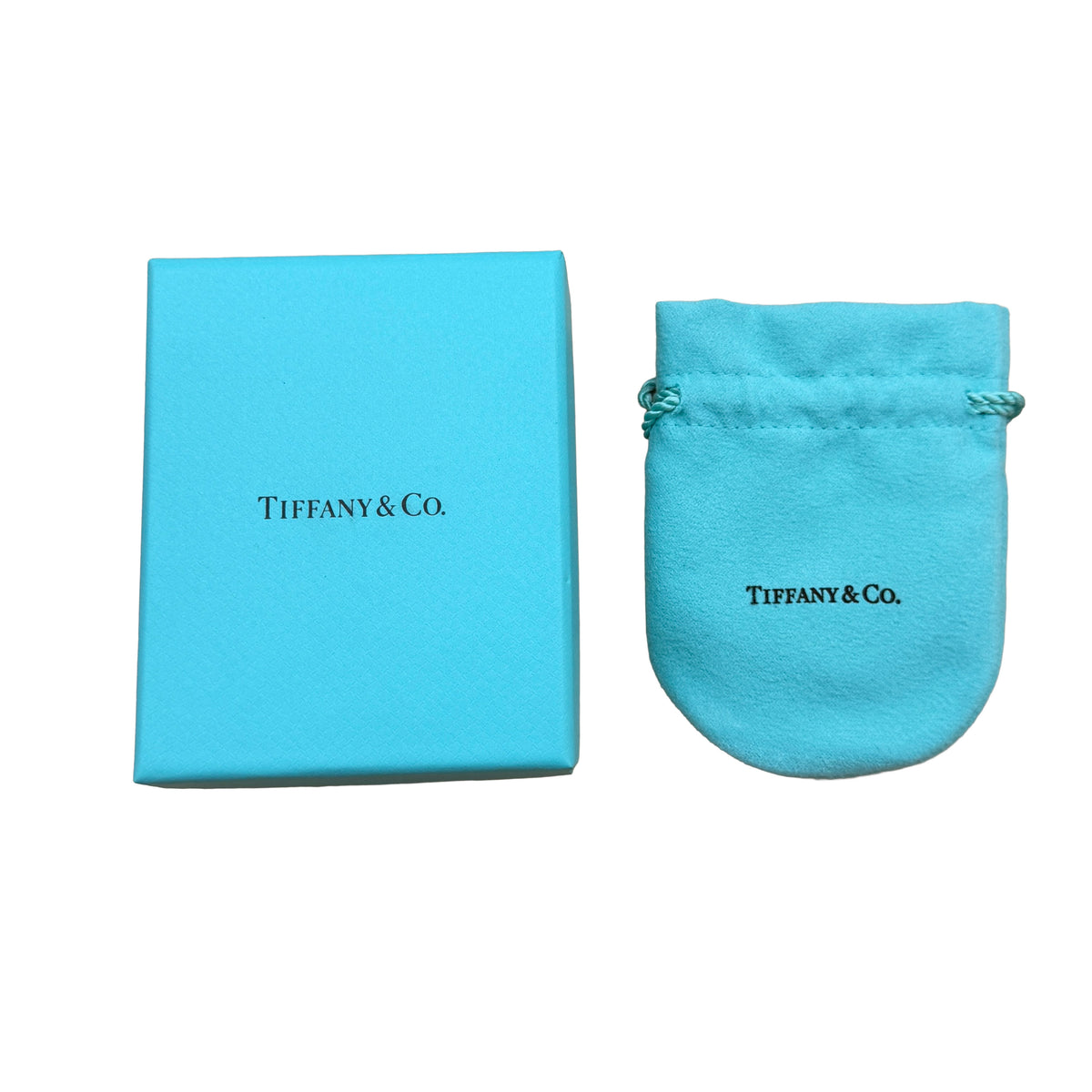 Tiffany & Co. Sterling Silver  Tiffany T Smile Necklace box