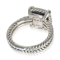 David Yurman Sterling Silver Diamond Black Orchid Chatelaine Ring pv
