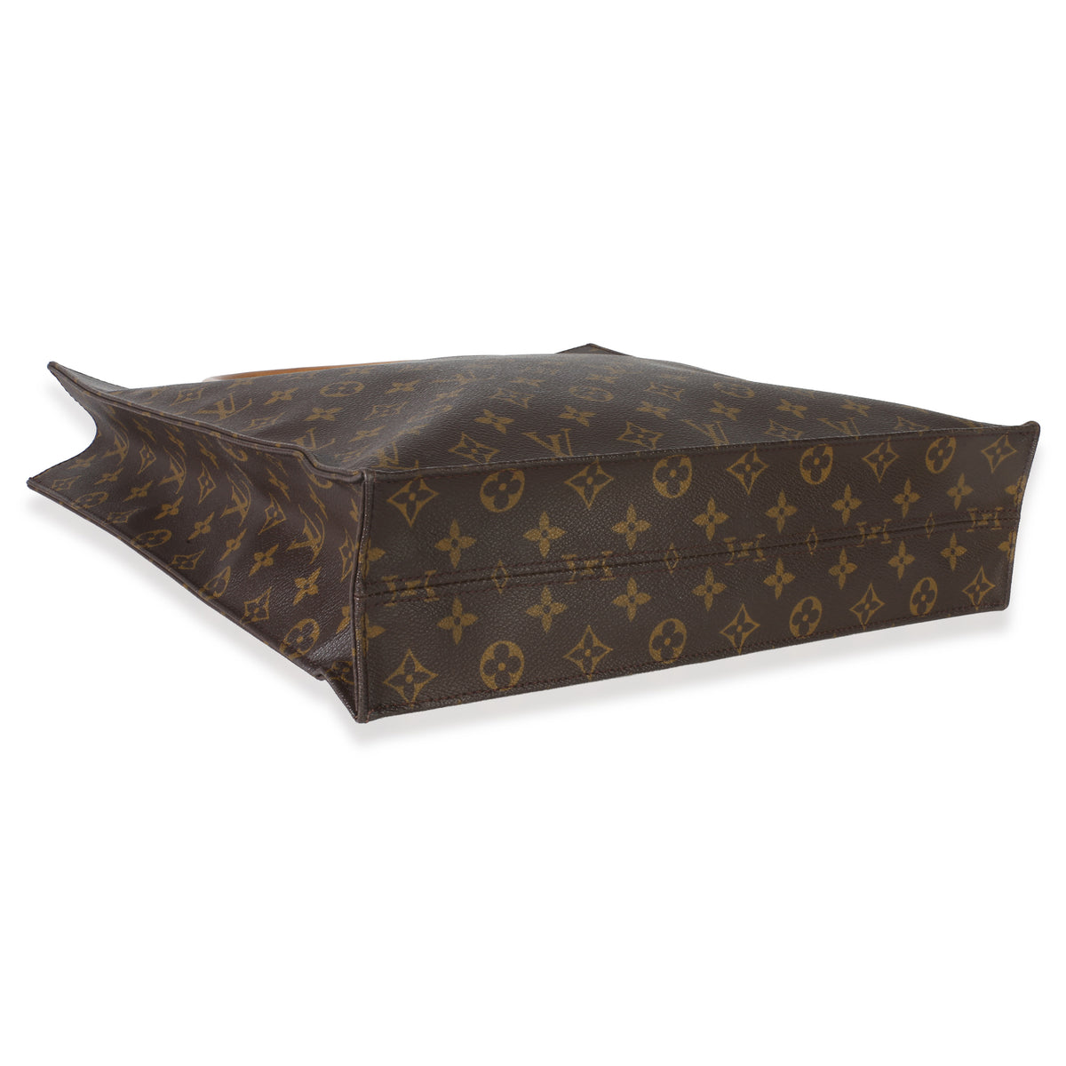 Louis Vuitton Monogram Canvas Sac Plat Handbag clasp