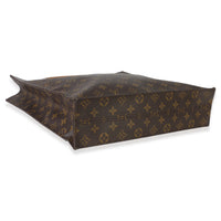 Louis Vuitton Monogram Canvas Sac Plat Handbag clasp