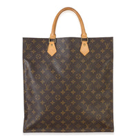 Louis Vuitton Monogram Canvas Sac Plat Handbag fv
