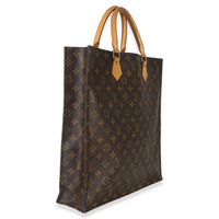 Louis Vuitton Monogram Canvas Sac Plat Handbag pv