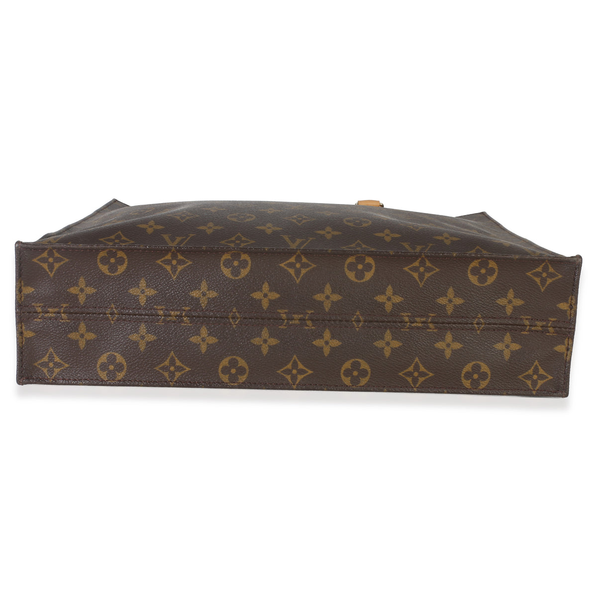 Louis Vuitton Monogram Canvas Sac Plat Handbag stamp