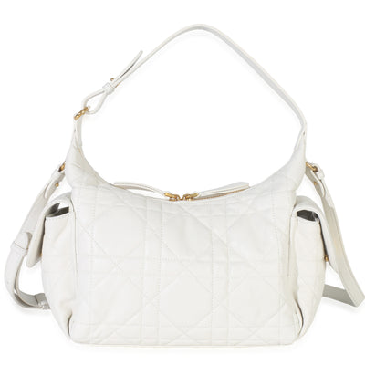 Christian Dior Latte Lambskin Macrocannage Medium D Dream Bag Handbag fv