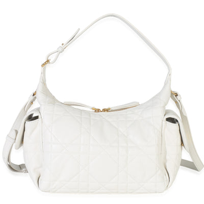 Christian Dior Latte Lambskin Macrocannage Medium D Dream Bag Handbag fv