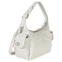 Christian Dior Latte Lambskin Macrocannage Medium D Dream Bag Handbag pv