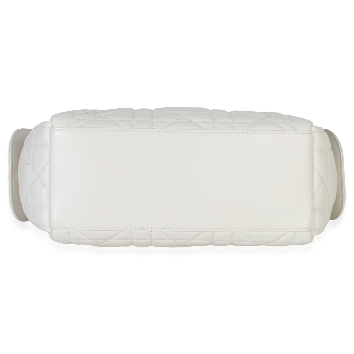 Christian Dior Latte Lambskin Macrocannage Medium D Dream Bag Handbag stamp