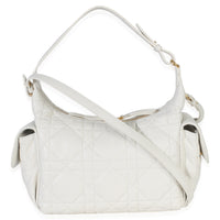 Christian Dior Latte Lambskin Macrocannage Medium D Dream Bag Handbag bv